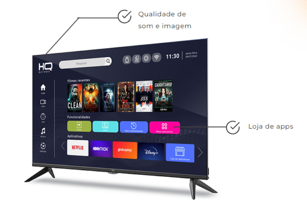 TV Belmicro HQ 43" Smart - Image 2