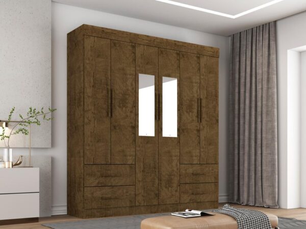 Guarda Roupa Verona New 6 Portas - Image 2